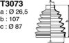 PEUGE 3293E7 Bellow Set, drive shaft